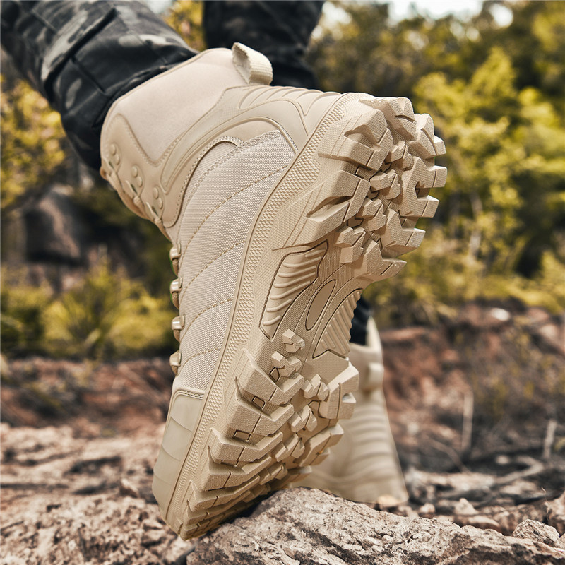 (✅ASTM-Certified & CE Certified) Military Grade Tactical Boots Work Boots Hunting Boots - Waterproof, Anti-Sprain, Anti-Puncture, Non-Slip, Toe Protection